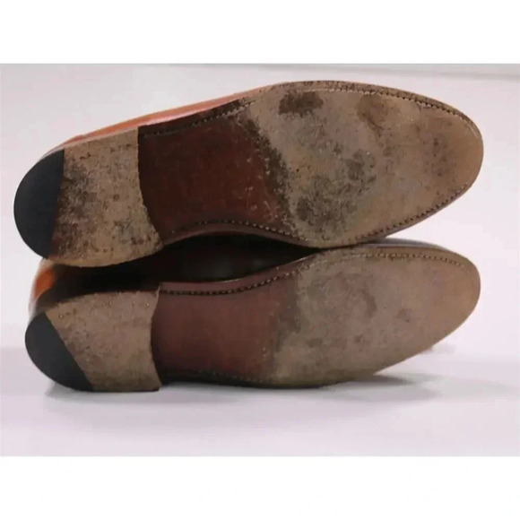 Charles Tyrwhitt Made in England Whiskey Brown Leather Penny Loafers US 10 main image 4